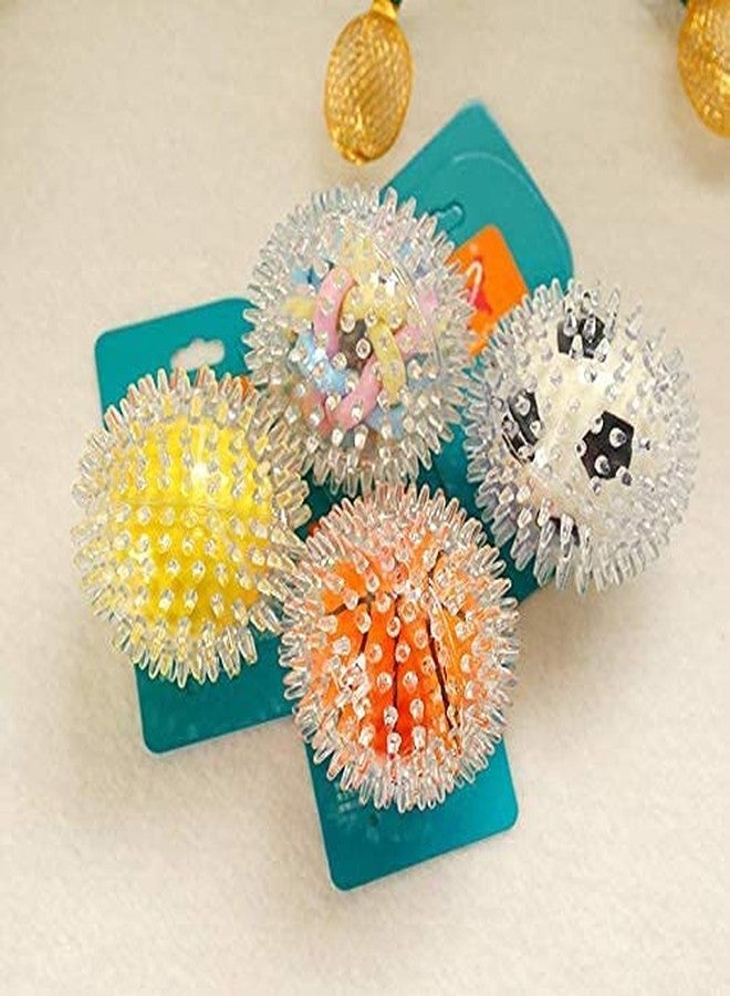 KsPups Dog Toy Large Size Spike Ball Chew Toy I Ball Inside Ball I with Solid Squeaky Sound Good for I Large Size Breed Dogs and Medium Size Dogs - Pack of 1 - Image 1